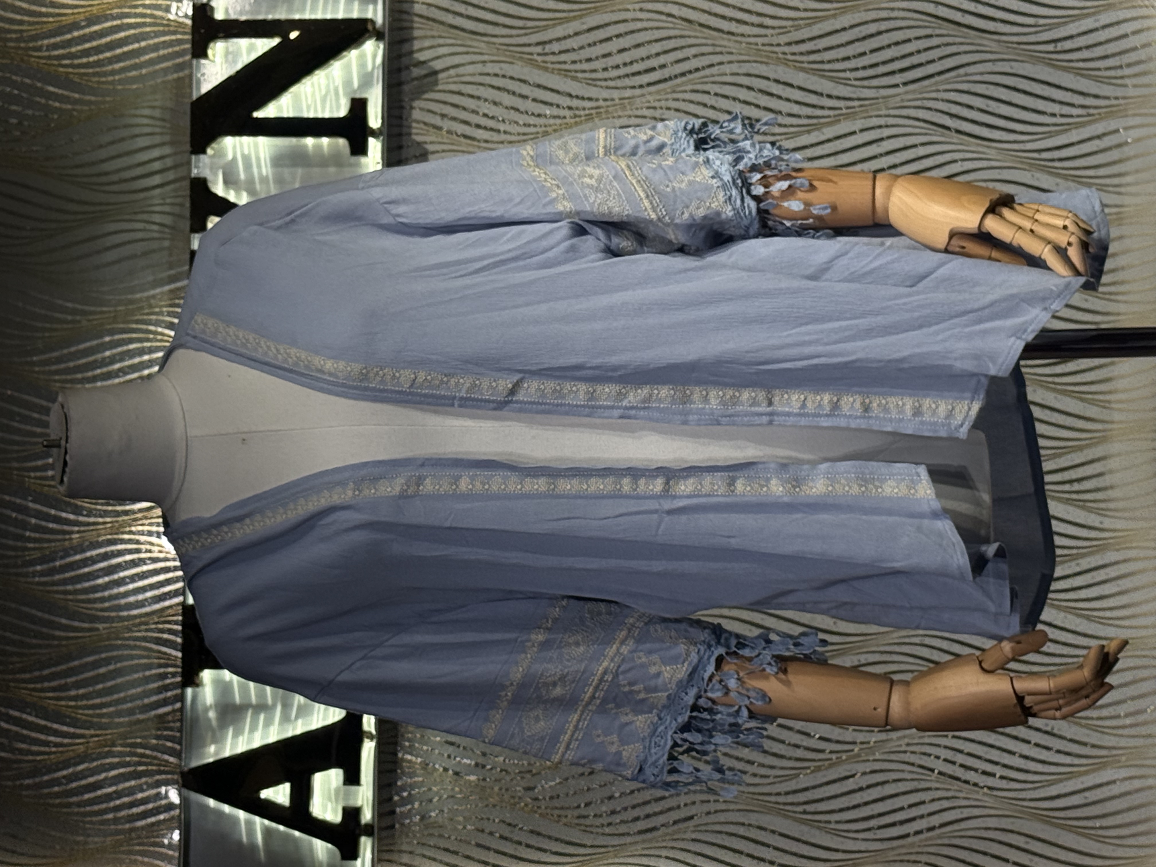 Embroidered Kimono Jacket - alternate view