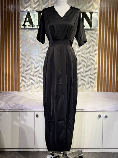 Kimono Sleeve V-Neck Maxi