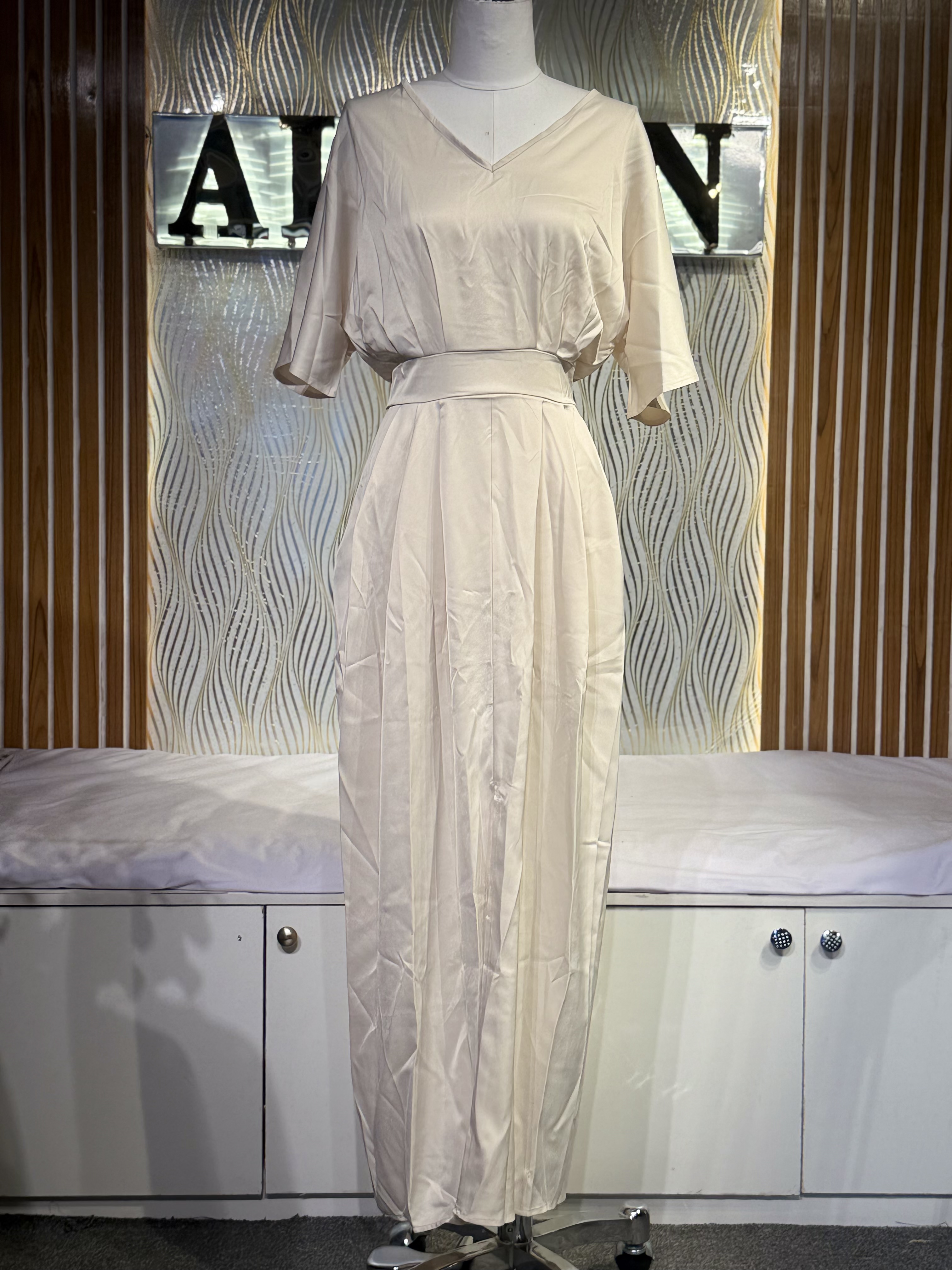 Kimono Sleeve V-Neck Maxi - alternate view