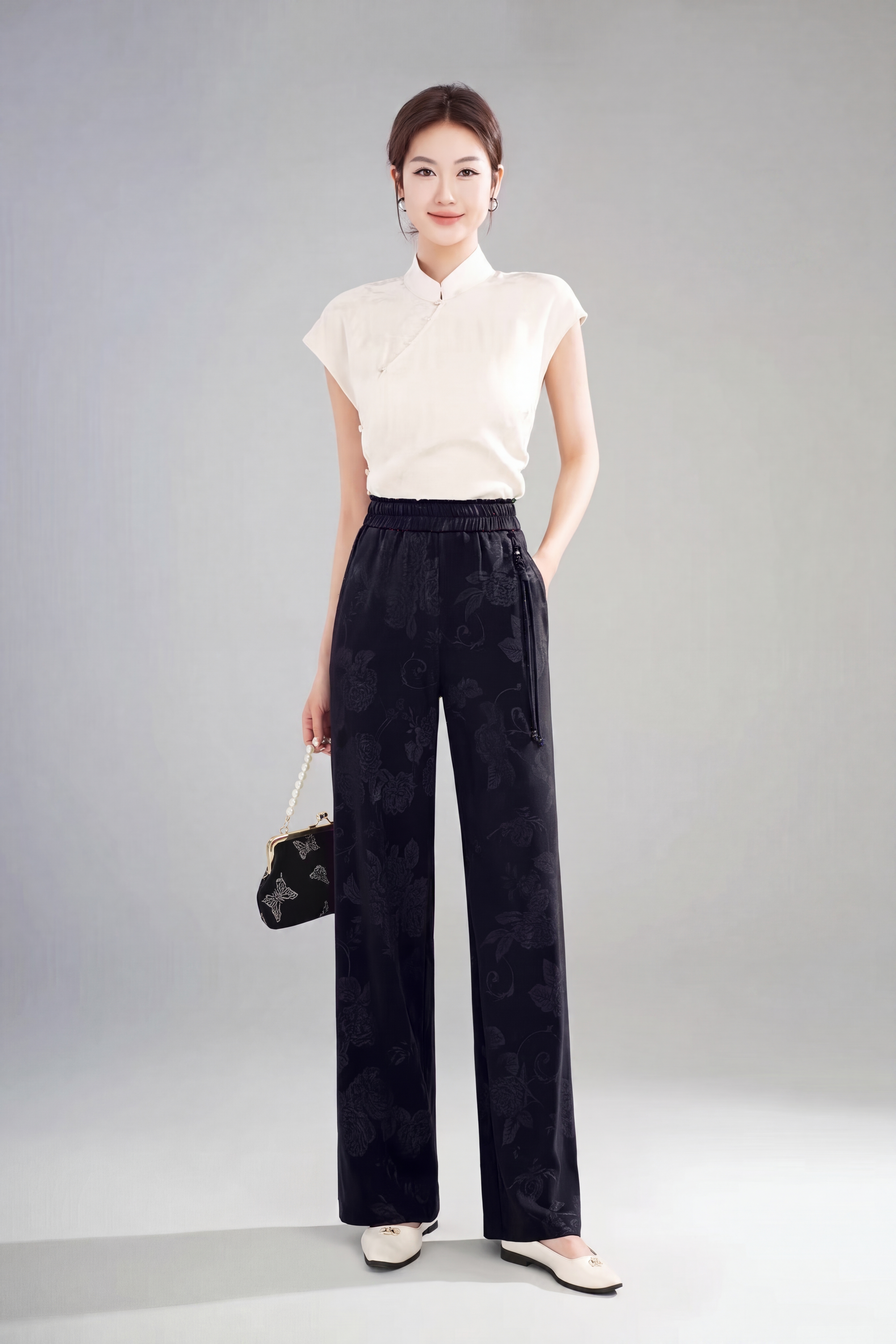 Comfort Desert Khaki Straight-Leg Trousers