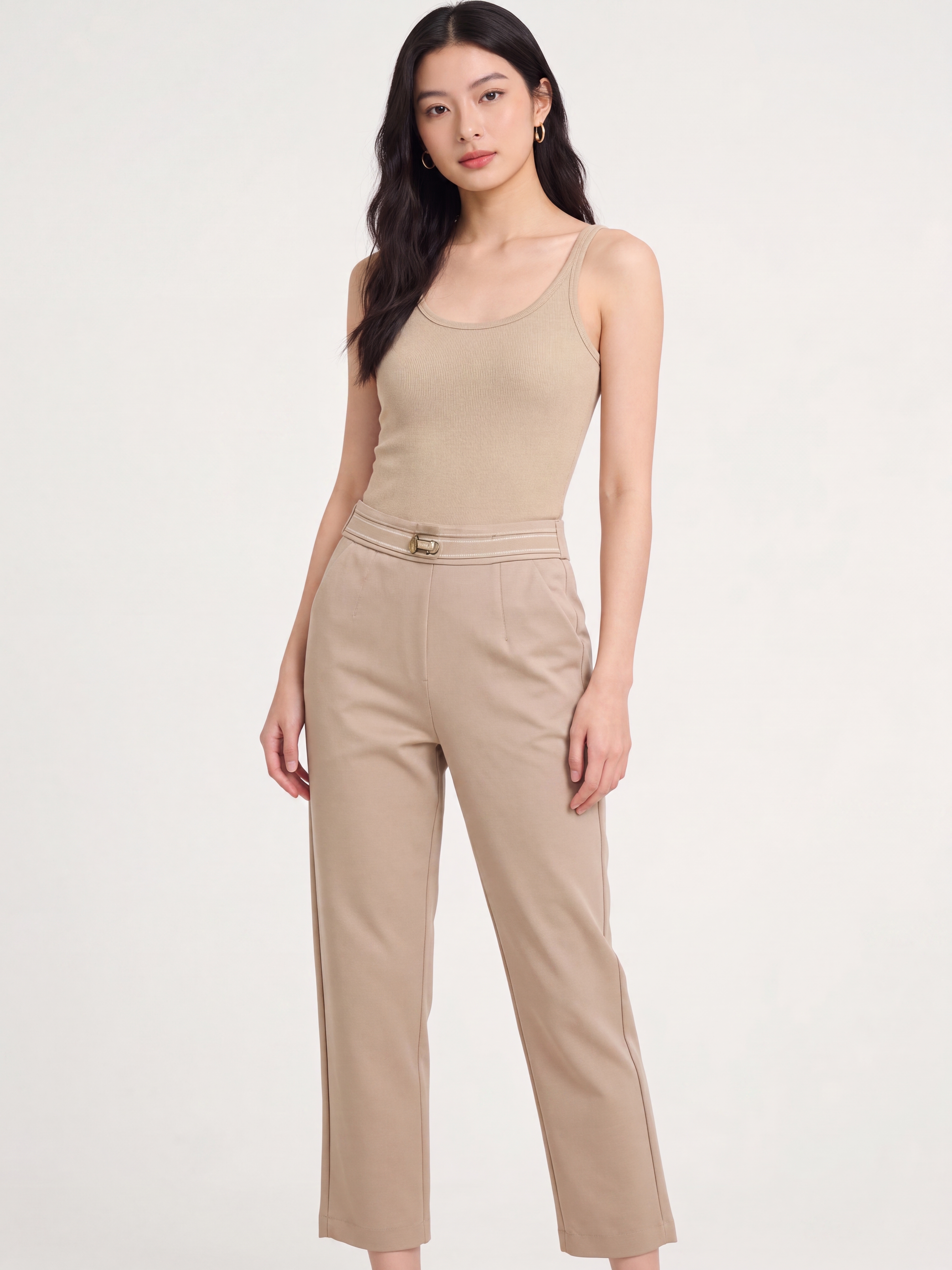 Comfort Desert Khaki Tailored Trousers