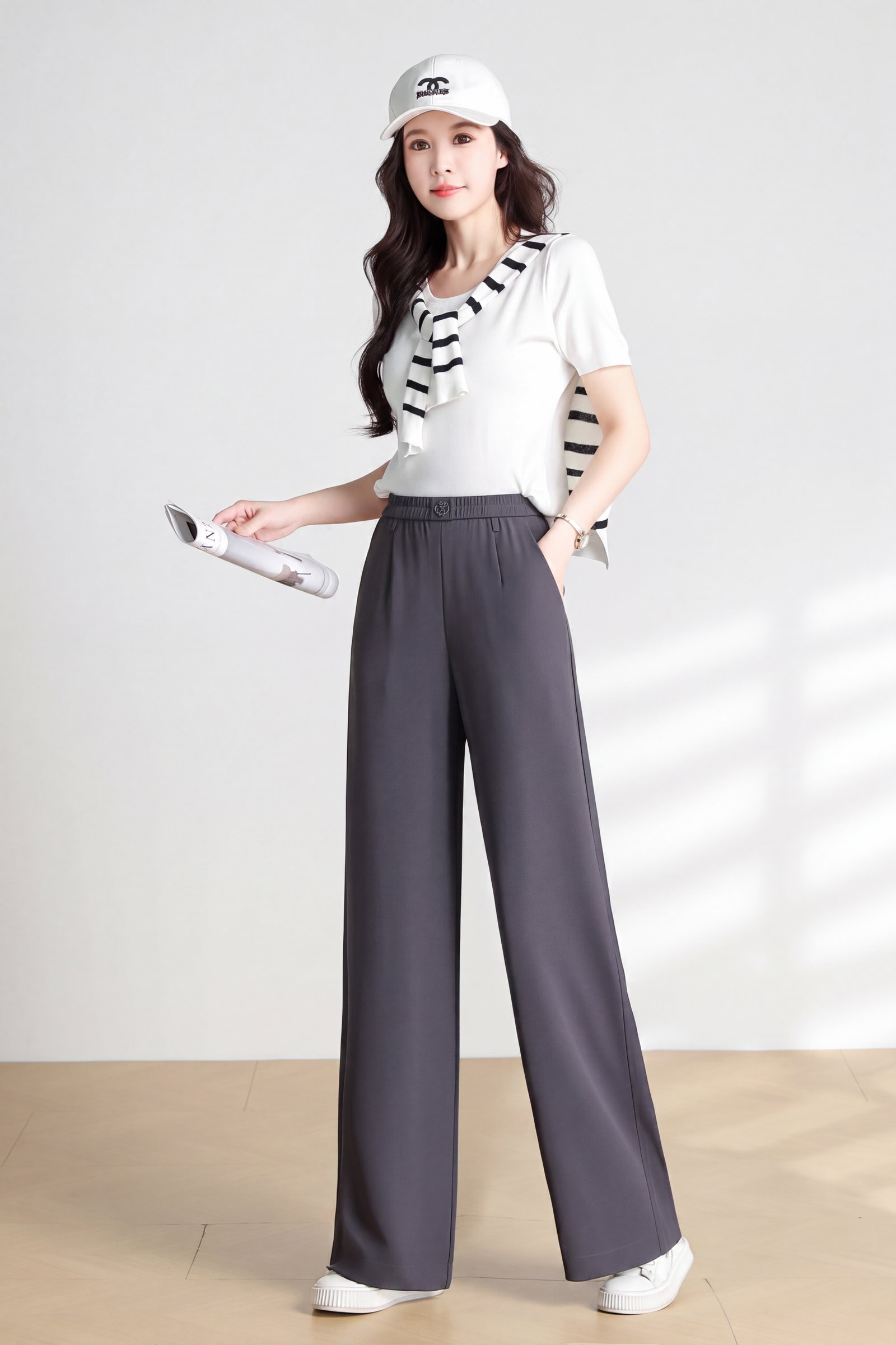 Comfort Midnight Black Tailored Trousers
