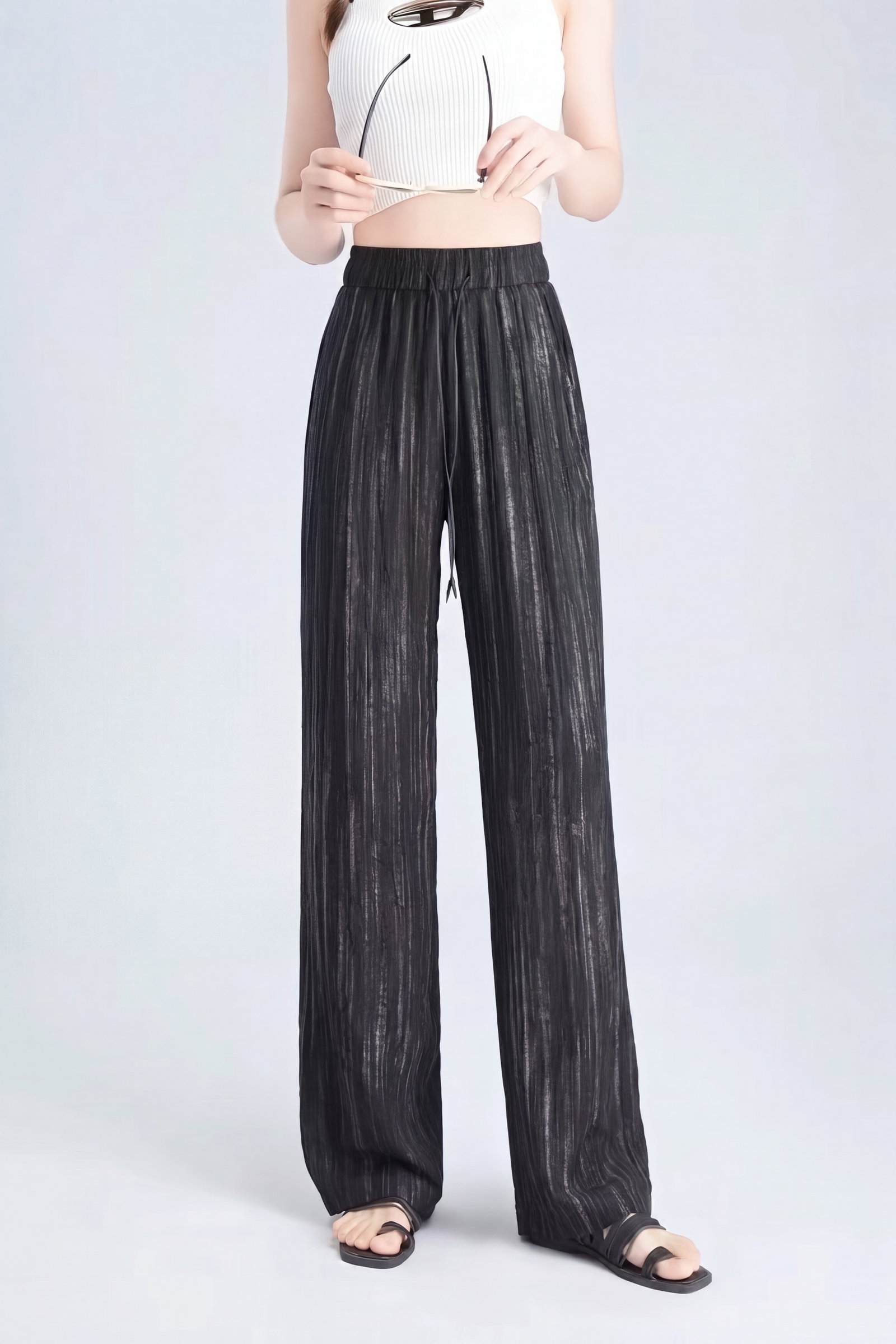 Comfort Midnight Black Tailored Trousers