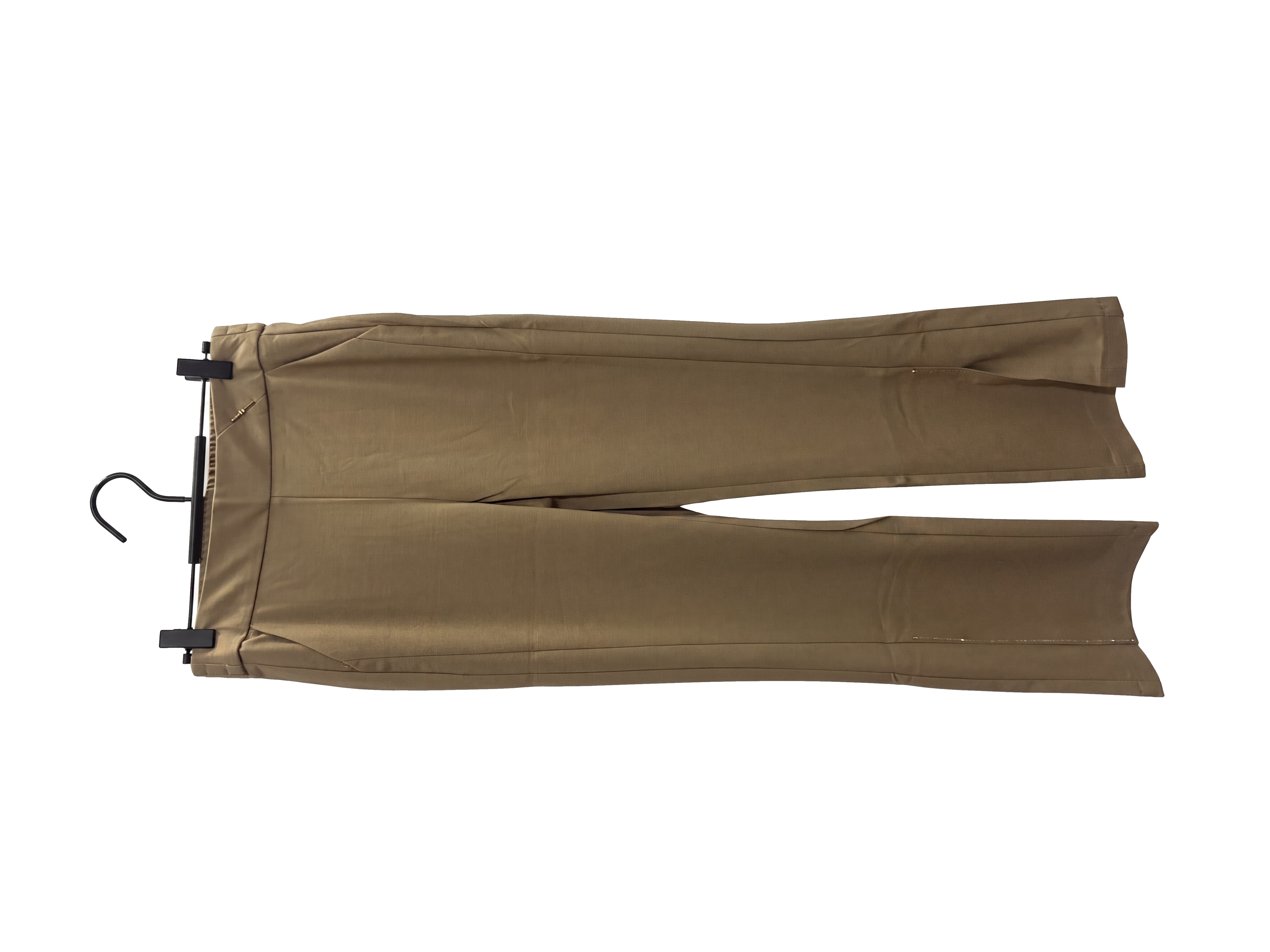 High Quality Camel Tan Tailored Trousers - alternate view