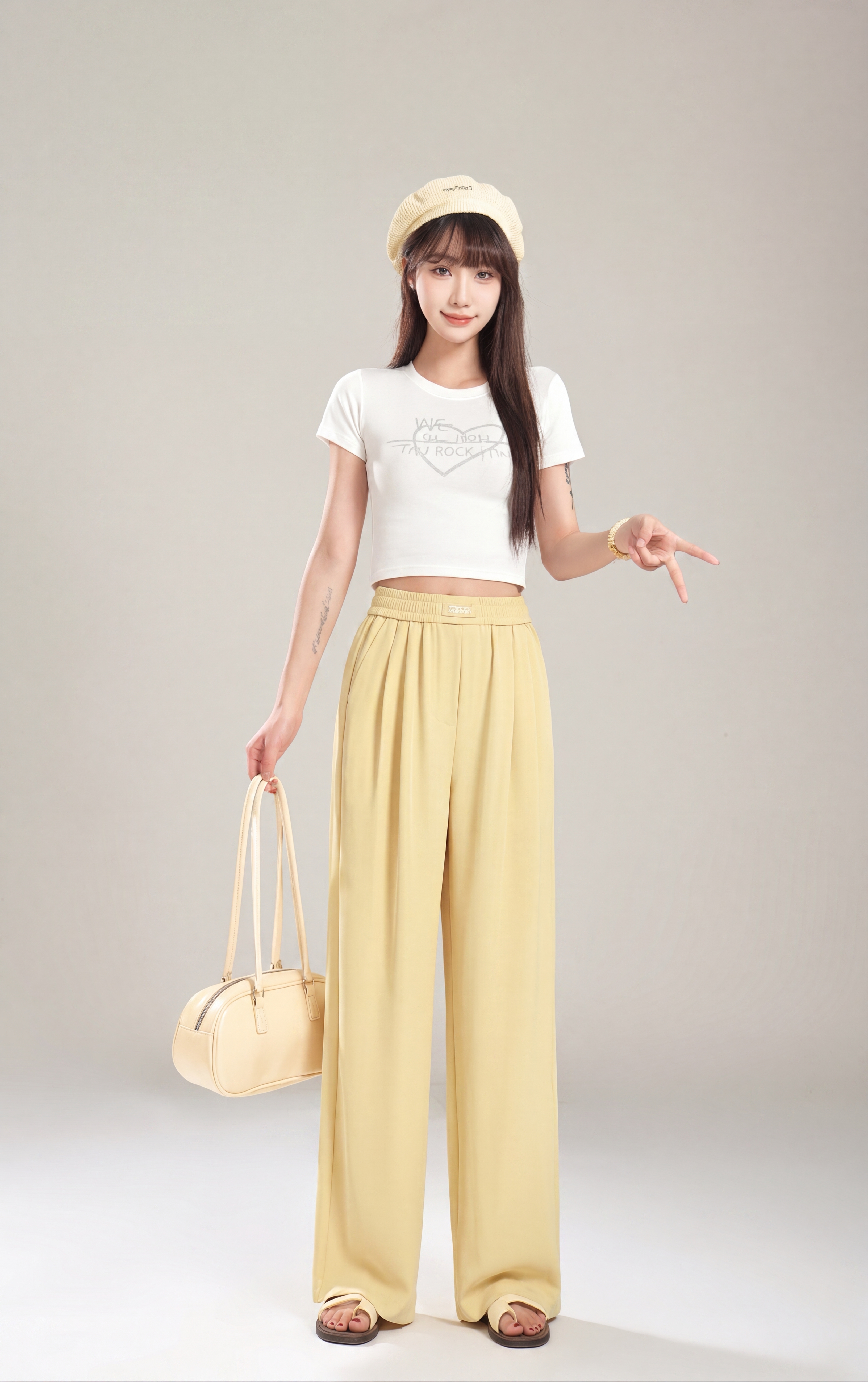 High Quality Signature Straight-Leg Trousers