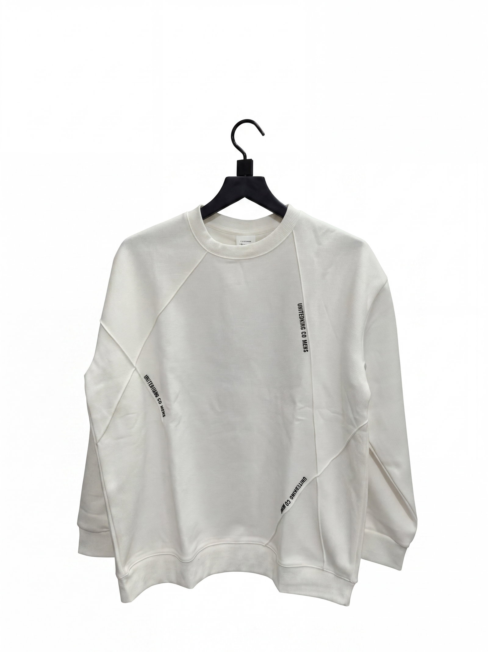 Men's Big White Crewneck Sweatshirt