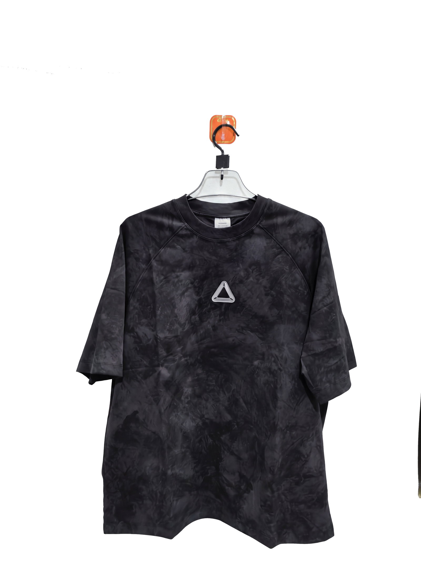 Men's Black Tie-Dye Raglan Sleeve T-Shirt