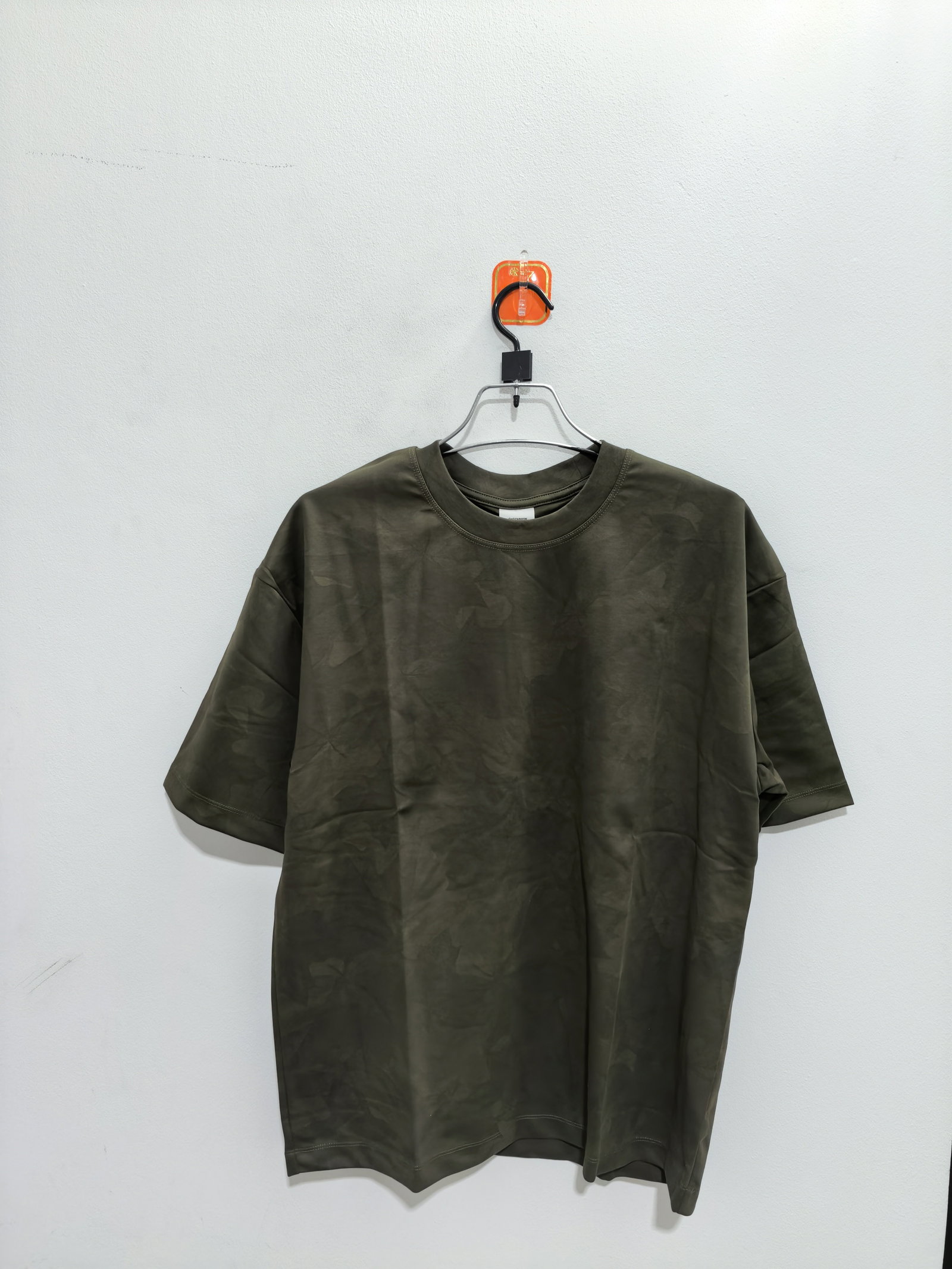 Men's Kelp Green Leaf Print Short Sleeve T-Shirt