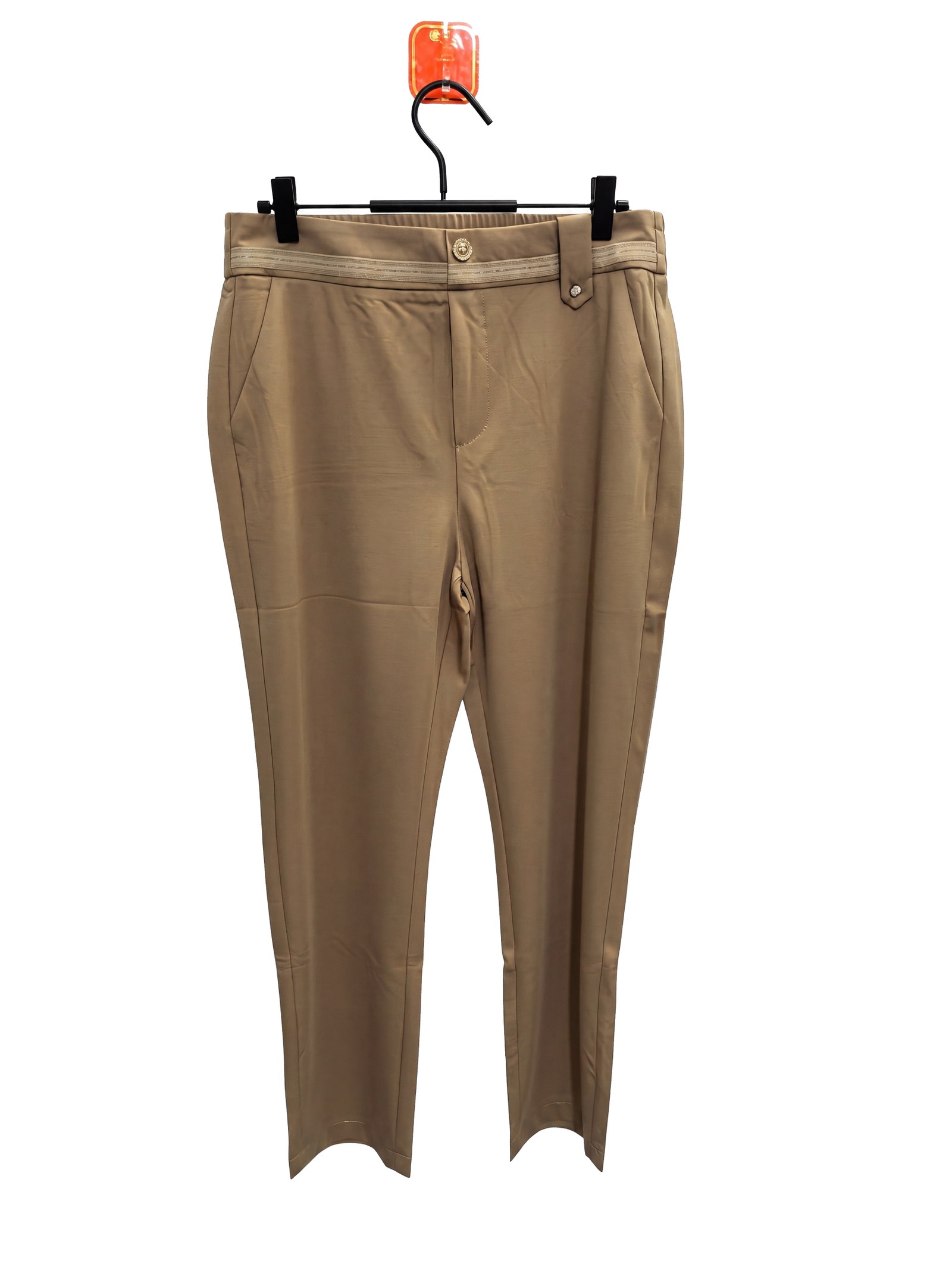 Premium Camel Tan Tailored Trousers