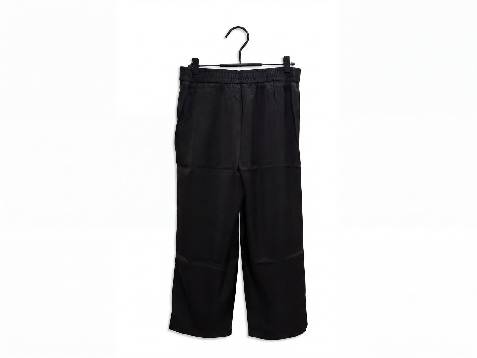 Premium Midnight Black Tailored Trousers - alternate view