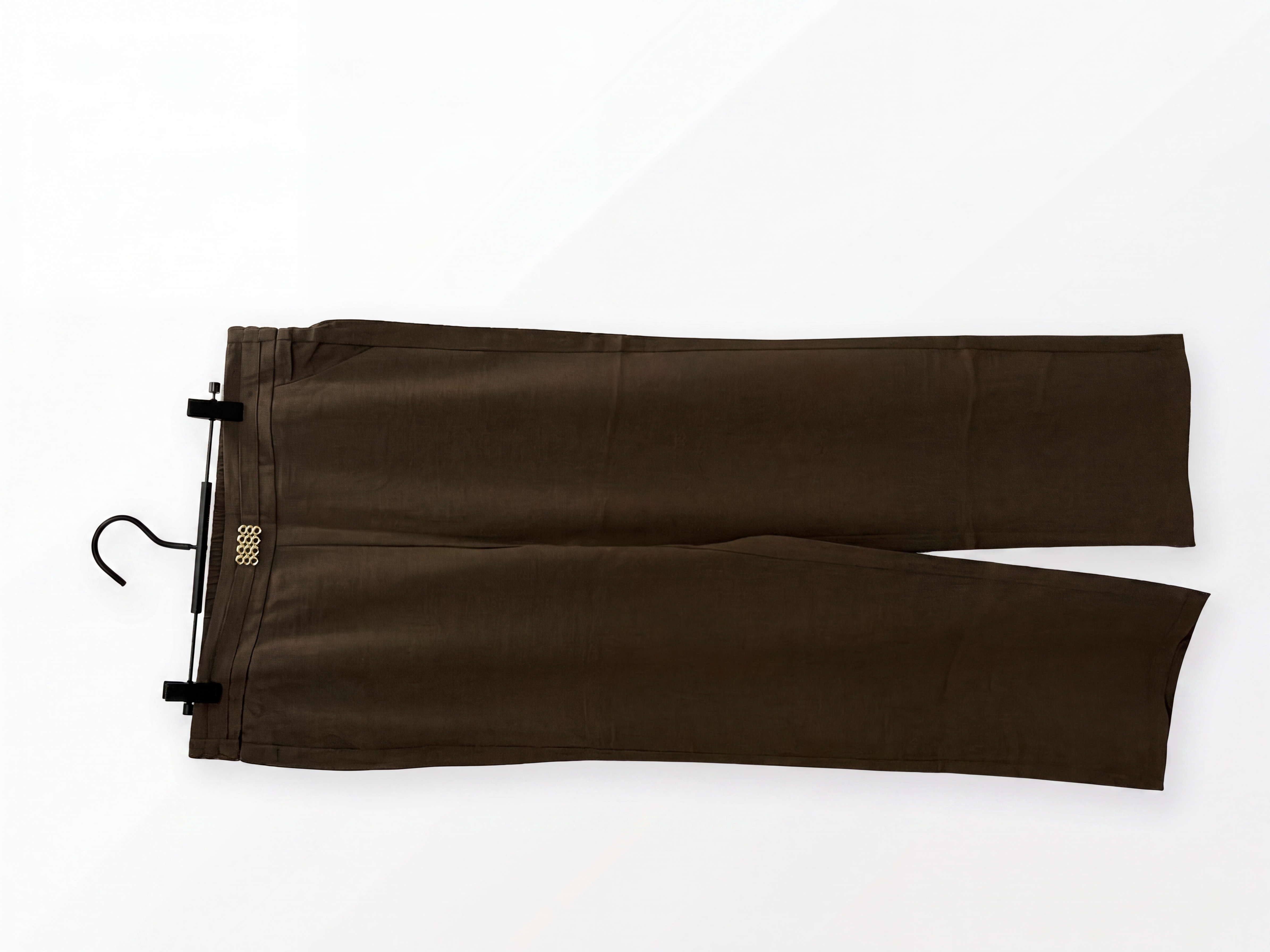 Premium Midnight Black Tailored Trousers - alternate view
