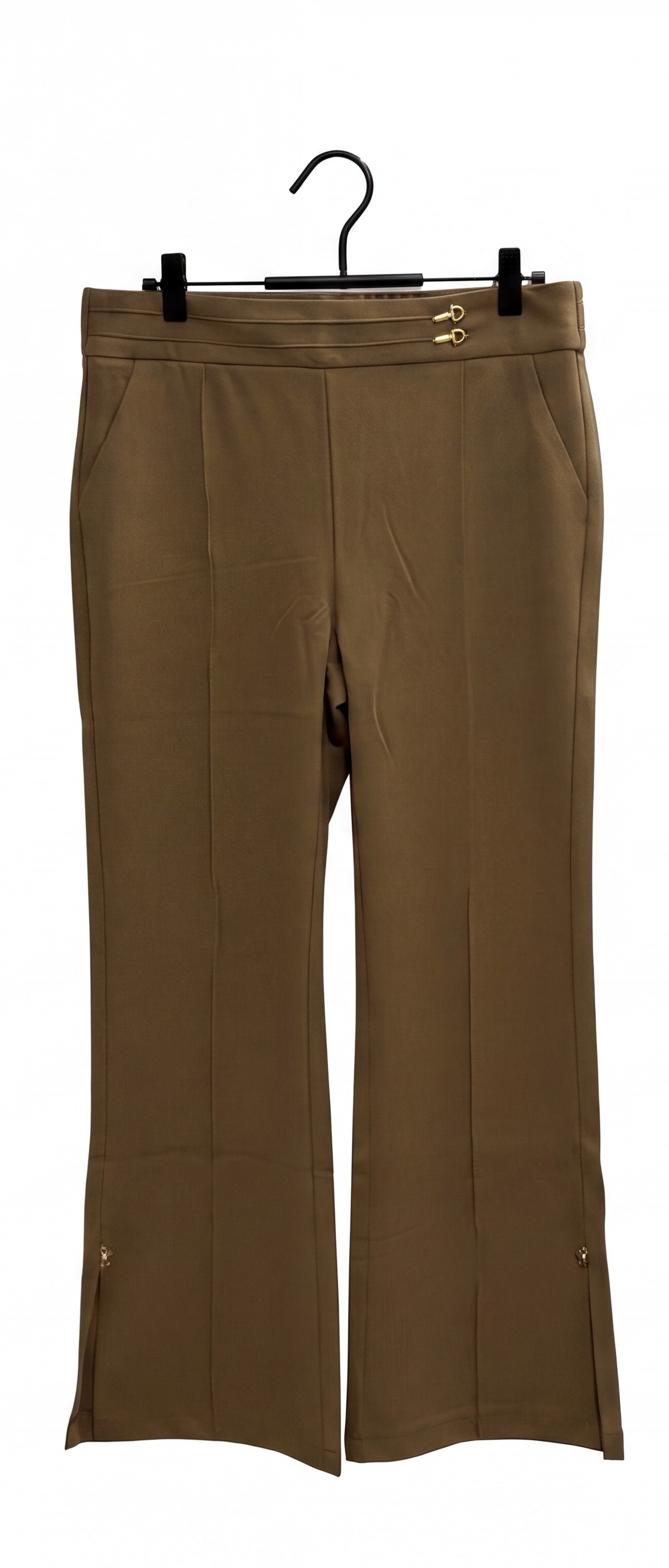 Premium Mocha Brown Flare Trousers