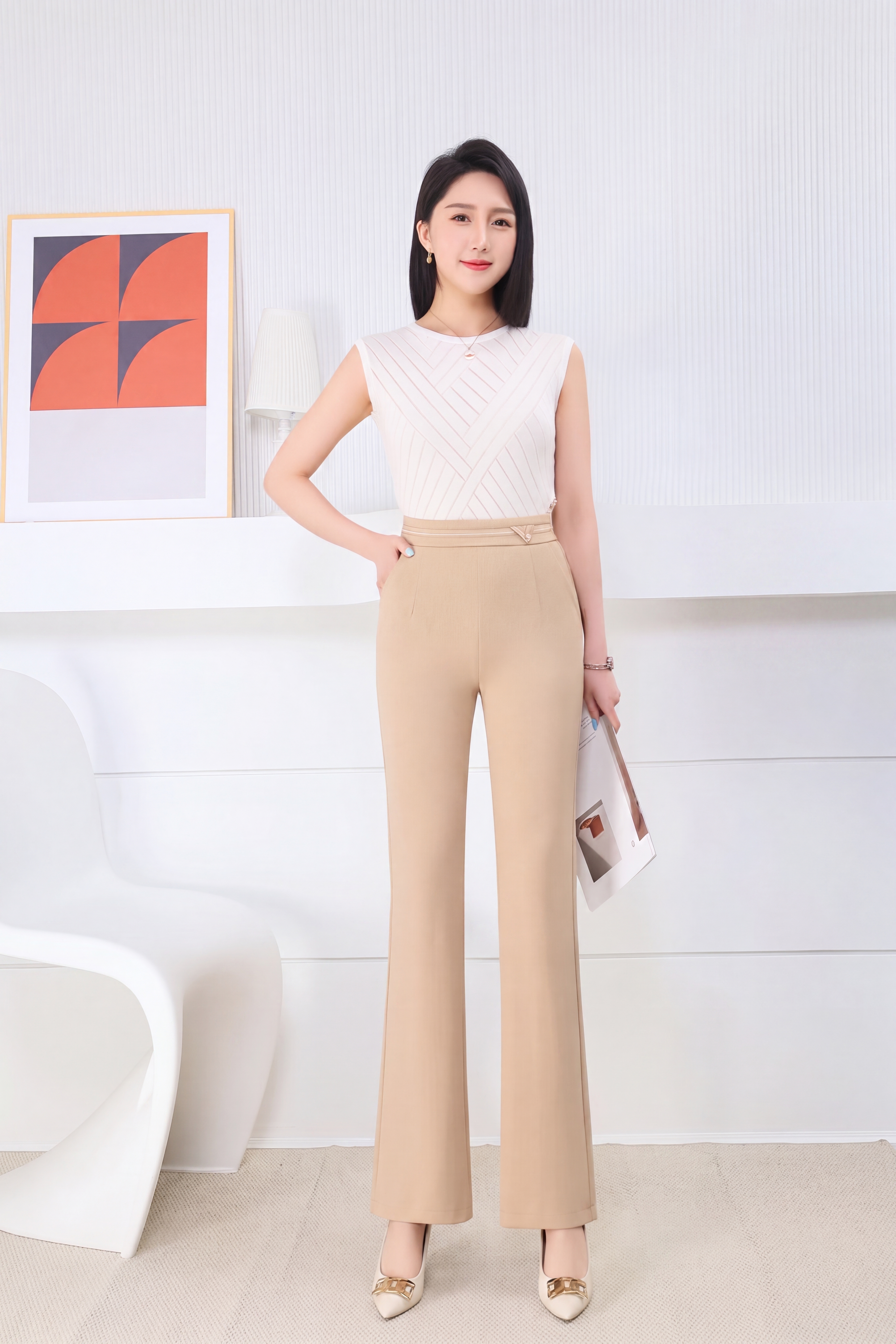 Premium Signature Flare Trousers
