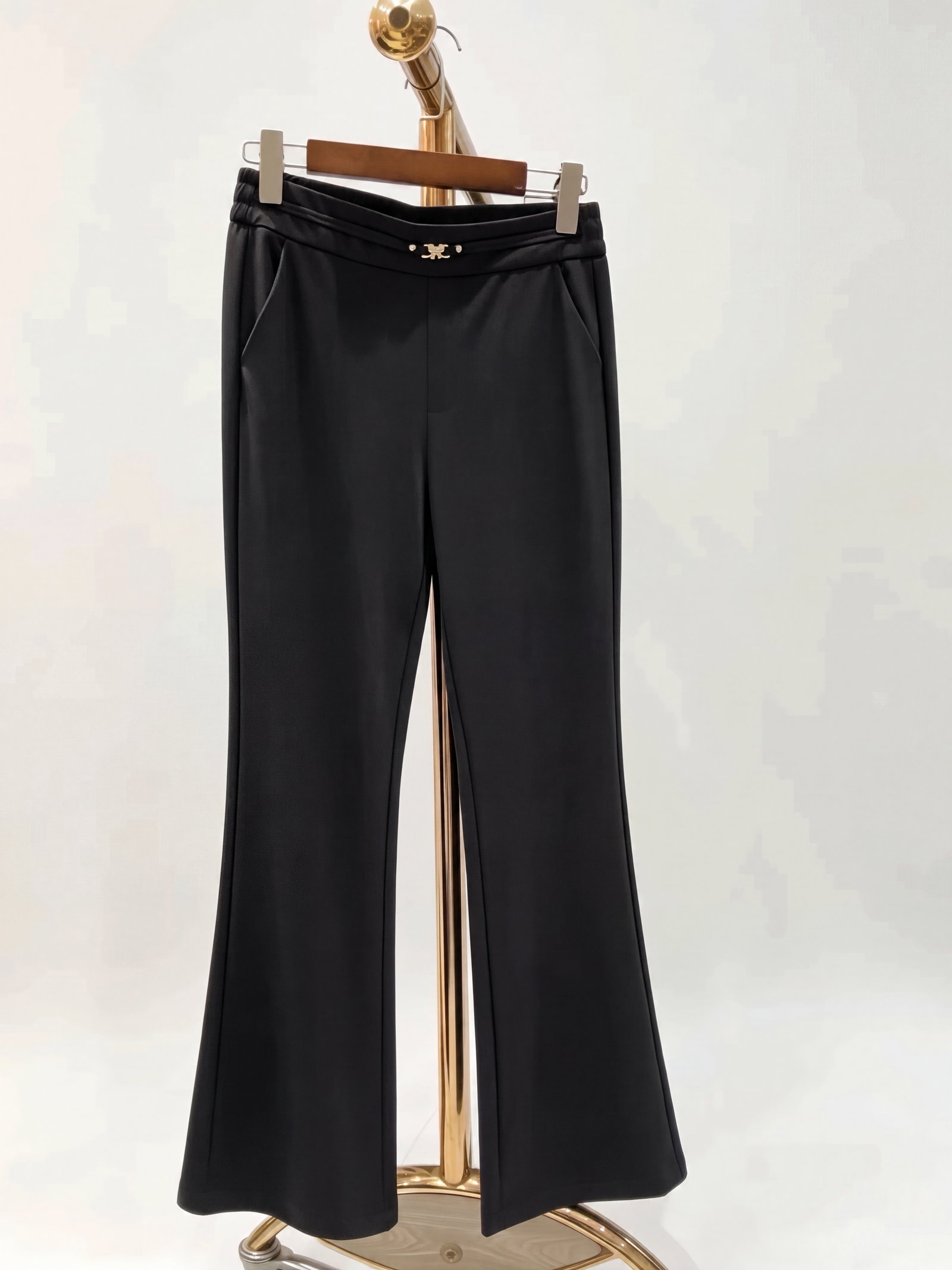 Trend Midnight Black Tailored Trousers