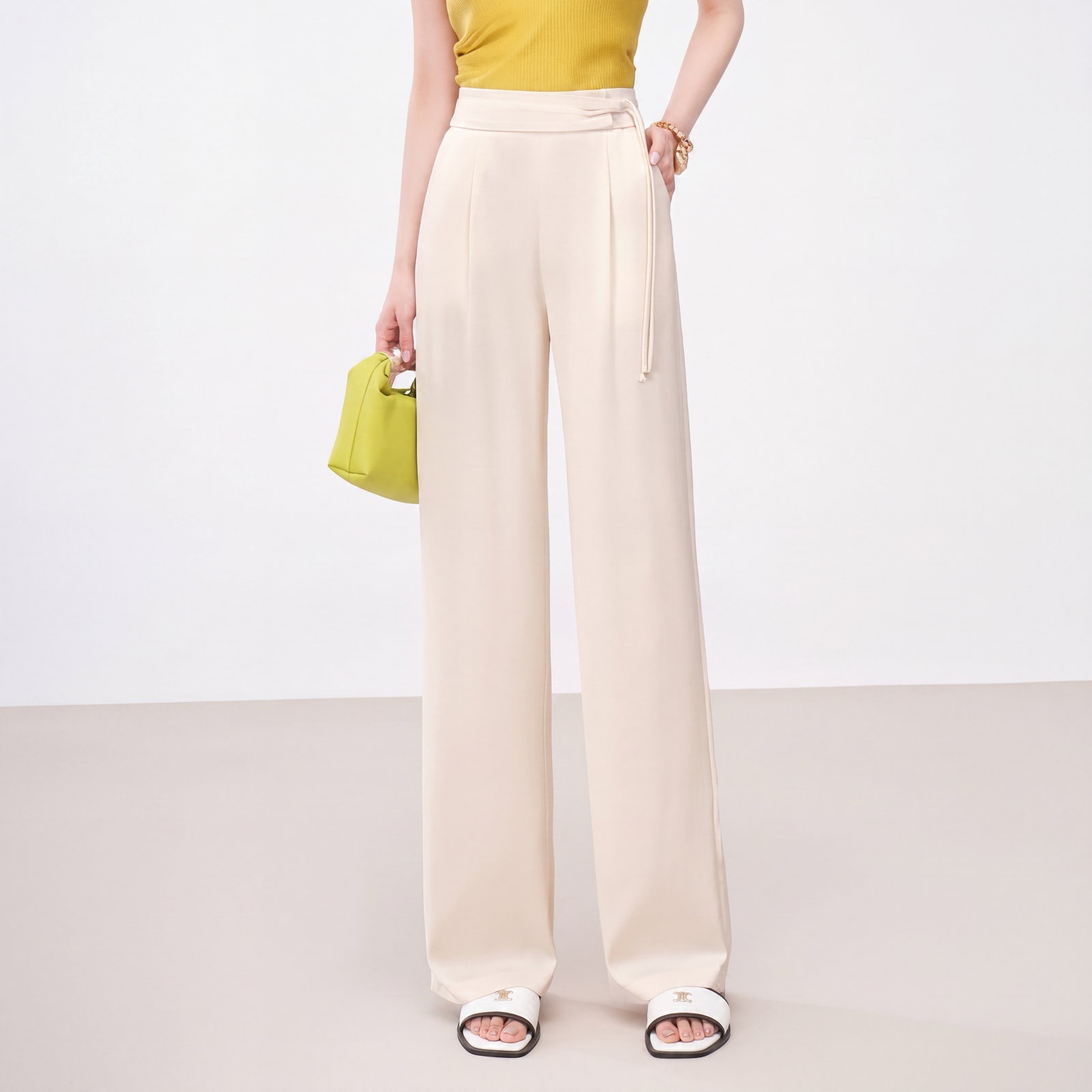 Trend Soft Apricot Tailored Trousers