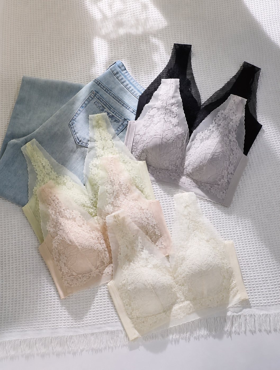 Women's Gray Bra