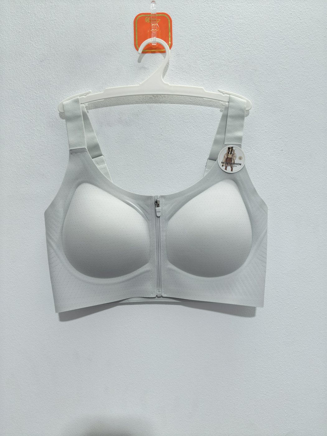 Women's Front-Zip Sports Bra - Style 3800 - alternate view