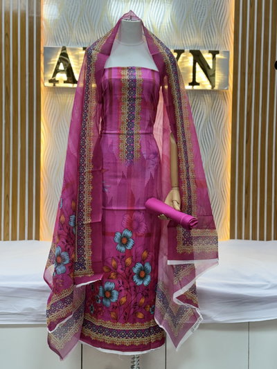 Zam Zam Magenta Blue Poppy