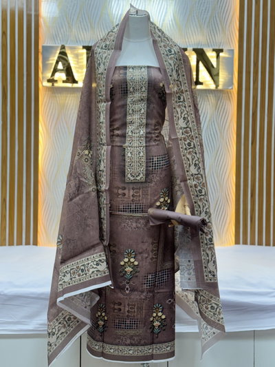 Zam Zam Grid Floral Motif