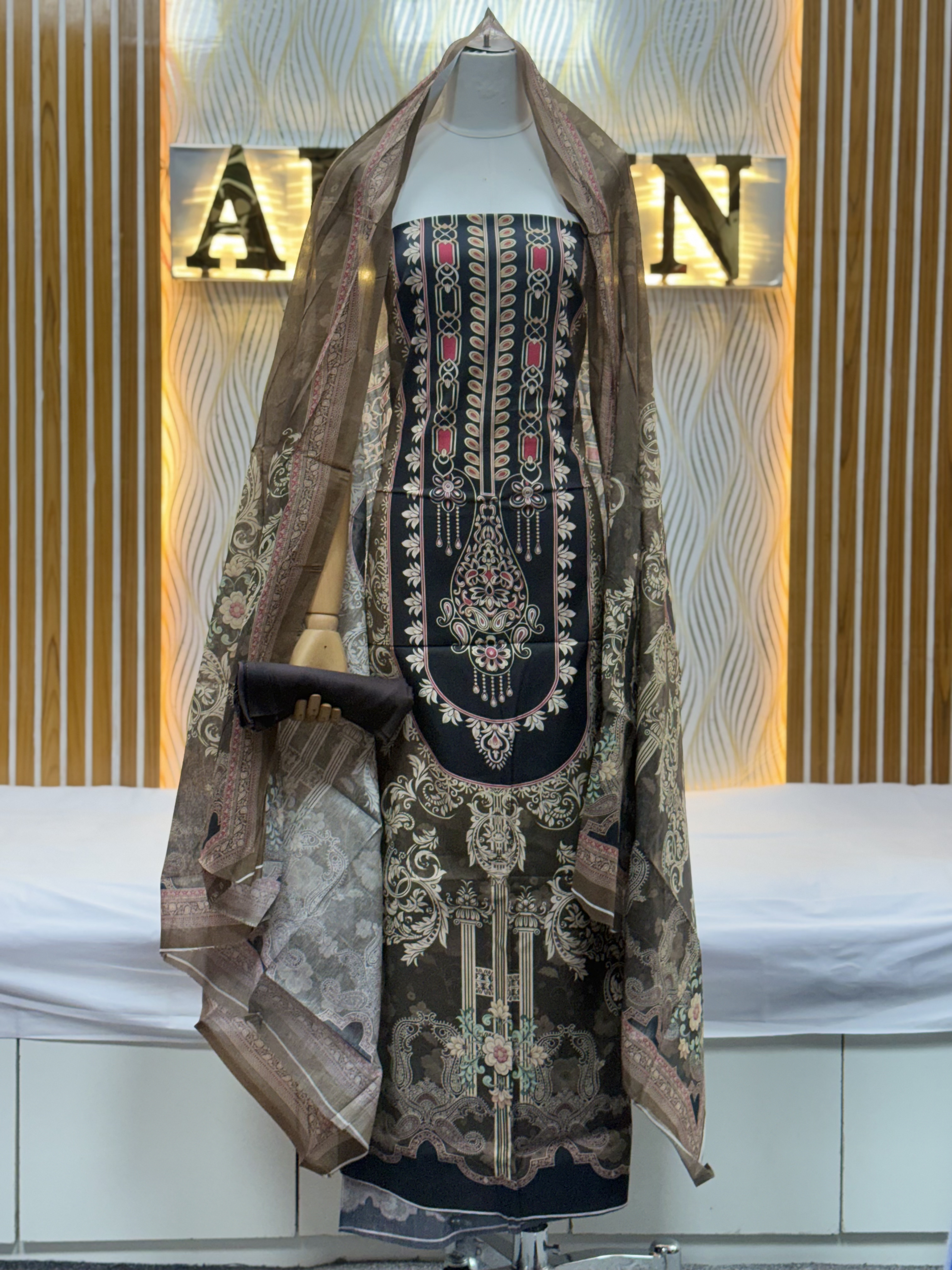 Zam Zam Ornate Embroidery Panel - alternate view