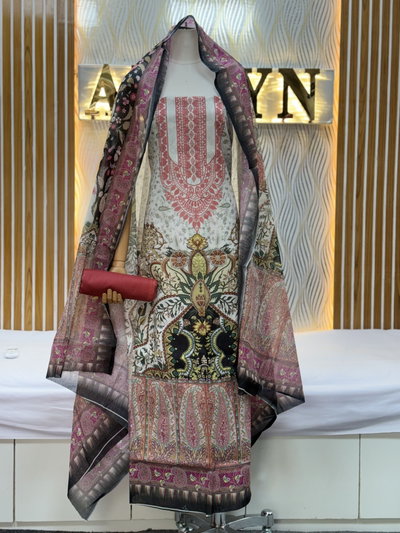 Zam Zam Pink Ethnic Ornate Panel