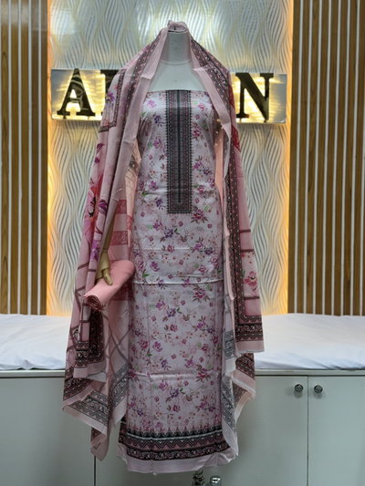 Zam Zam Pink Rose Geometric Border
