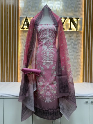 Zam Zam Periwinkle Damask Gradient